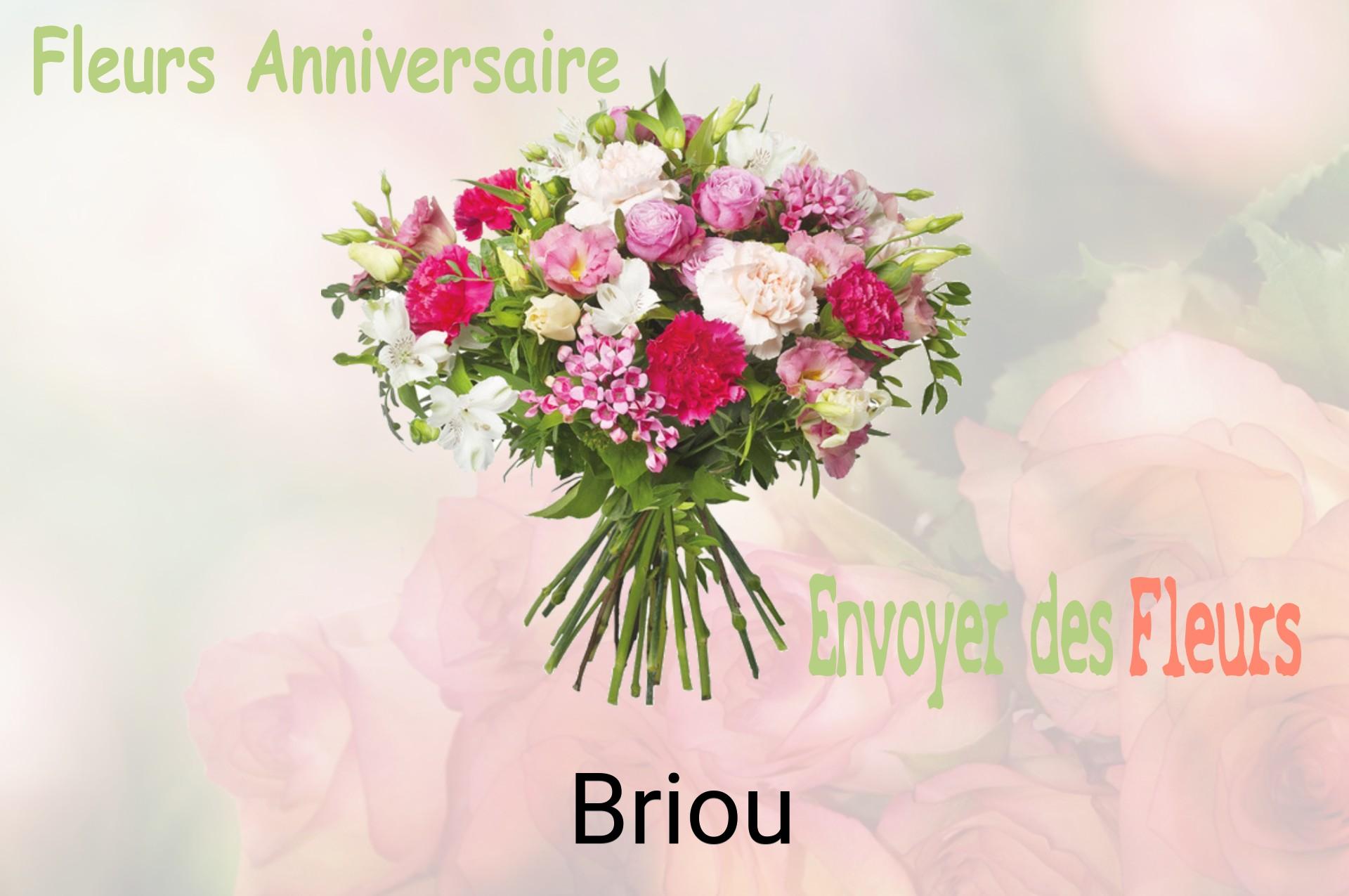 Bouquet de fleurs d’anniversaire livré à Briou